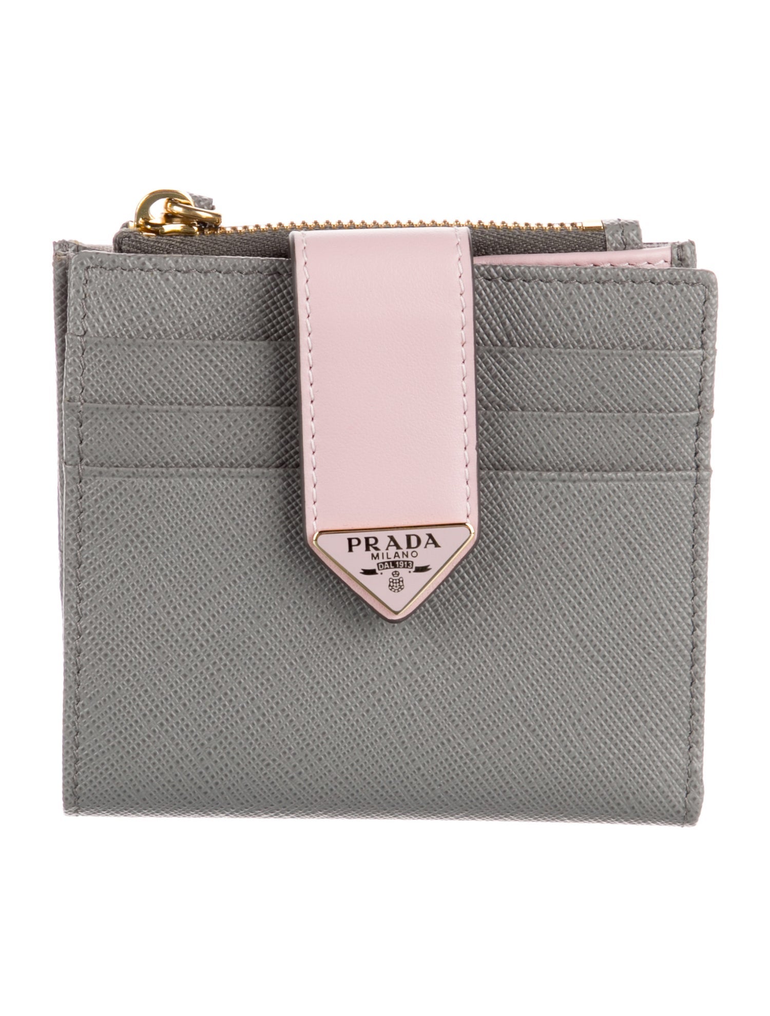 Prada Leather Compact Wallet