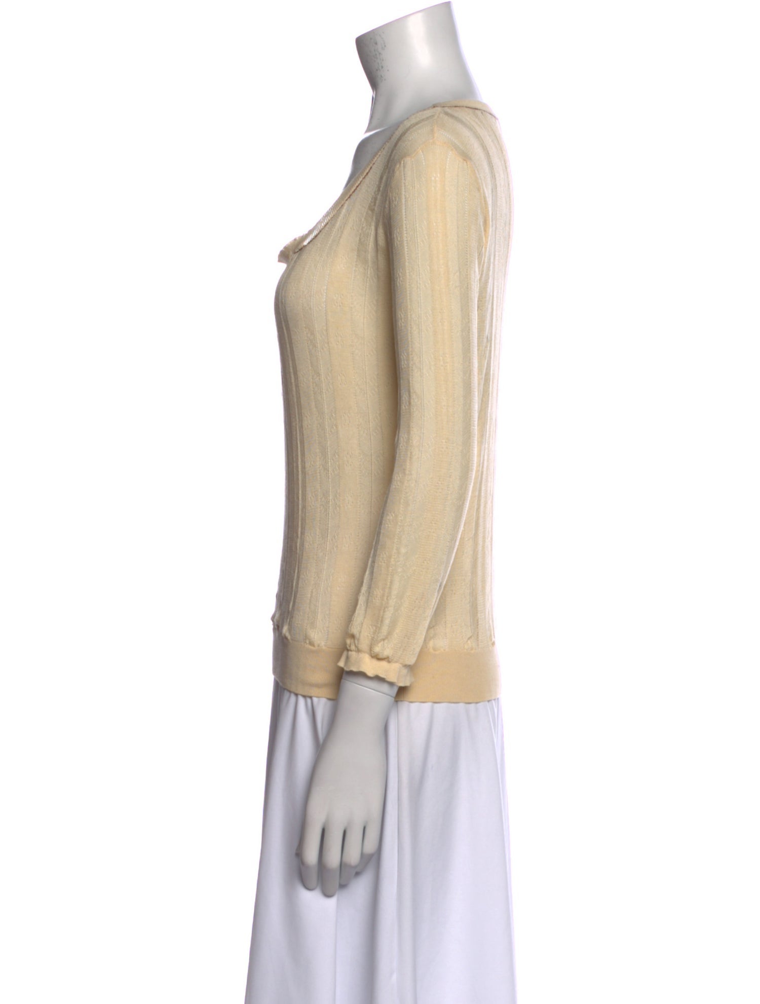 Prada 2010 Scoop Neck Top