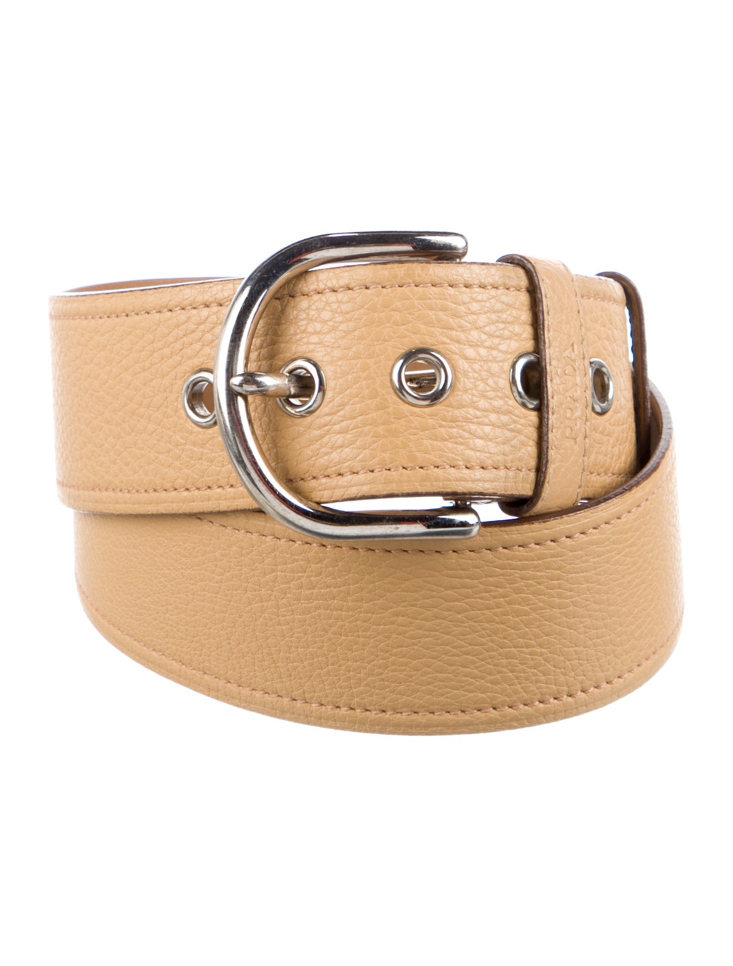 Prada Vitello Daino Leather Waist Belt