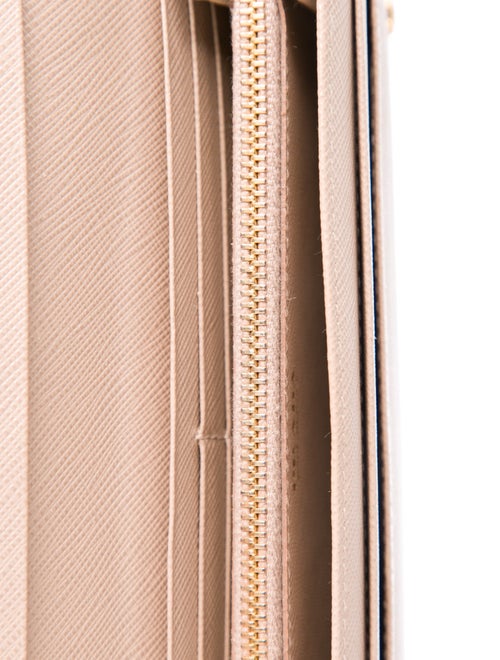 Prada Saffiano Leather Continental Wallet