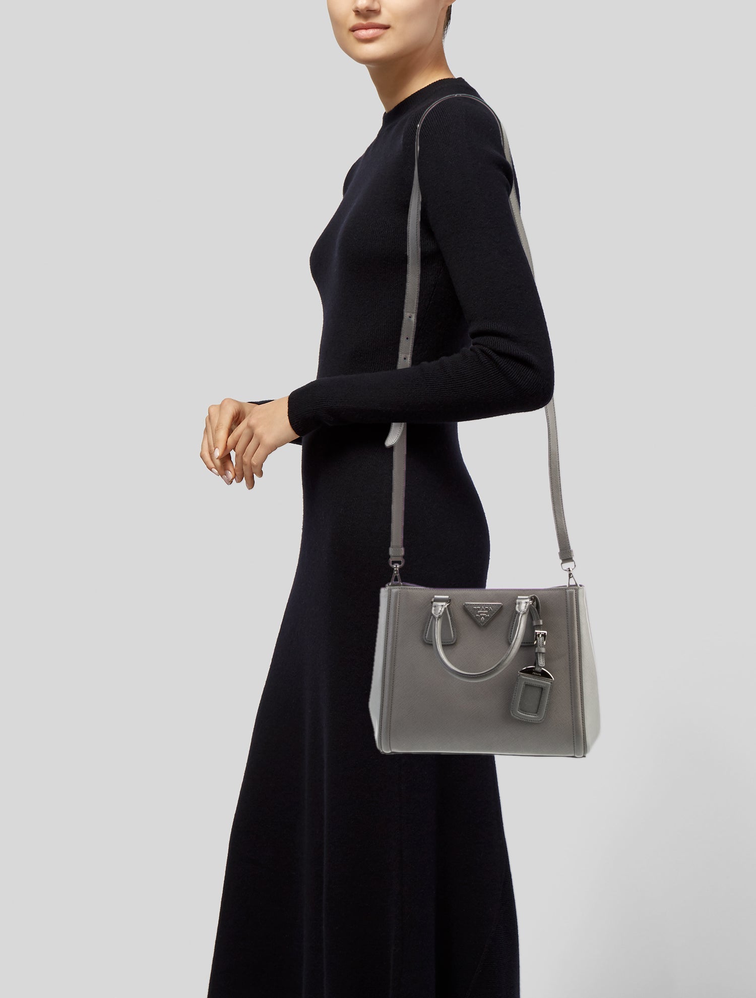 Prada Saffiano Leather Shoulder Bag