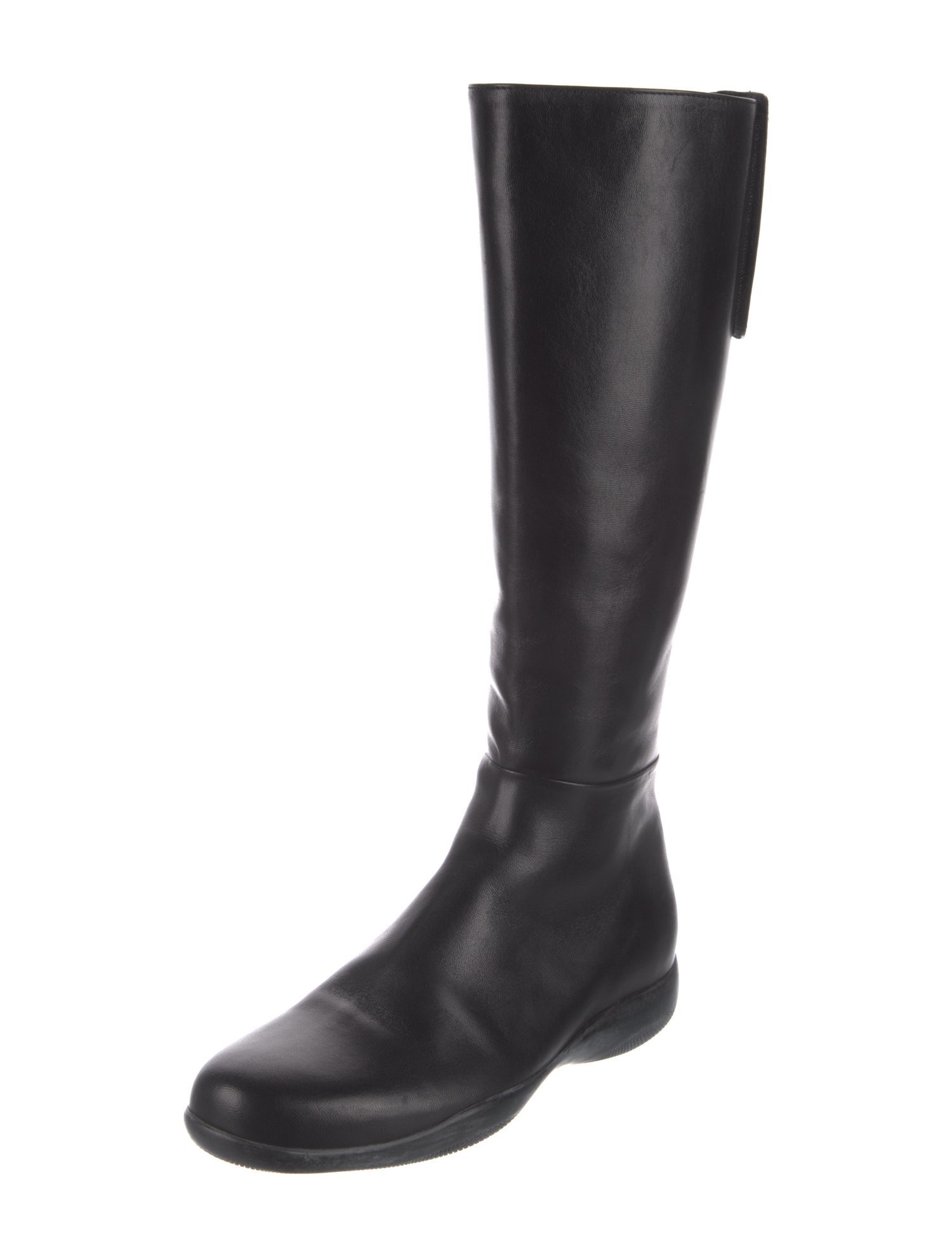 Prada Leather Riding Boots