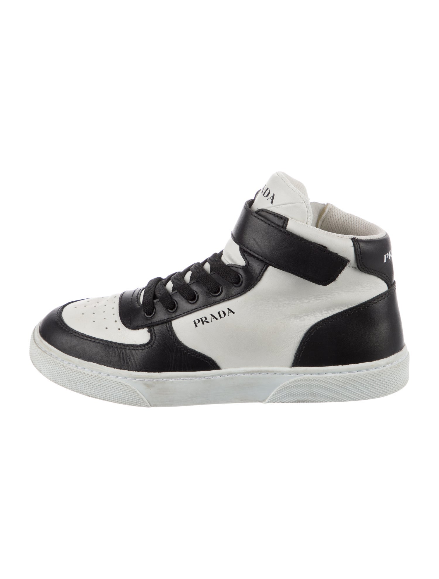 Prada Boys Leather Sneakers