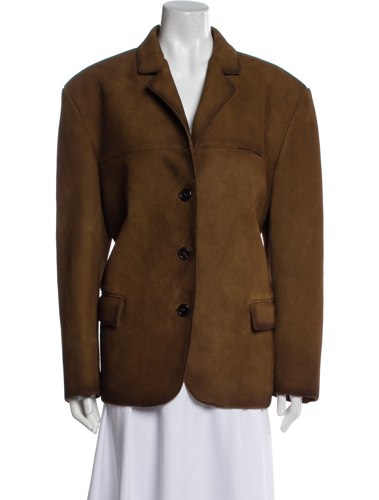 Prada 2023 Leather Coat w/ Tags