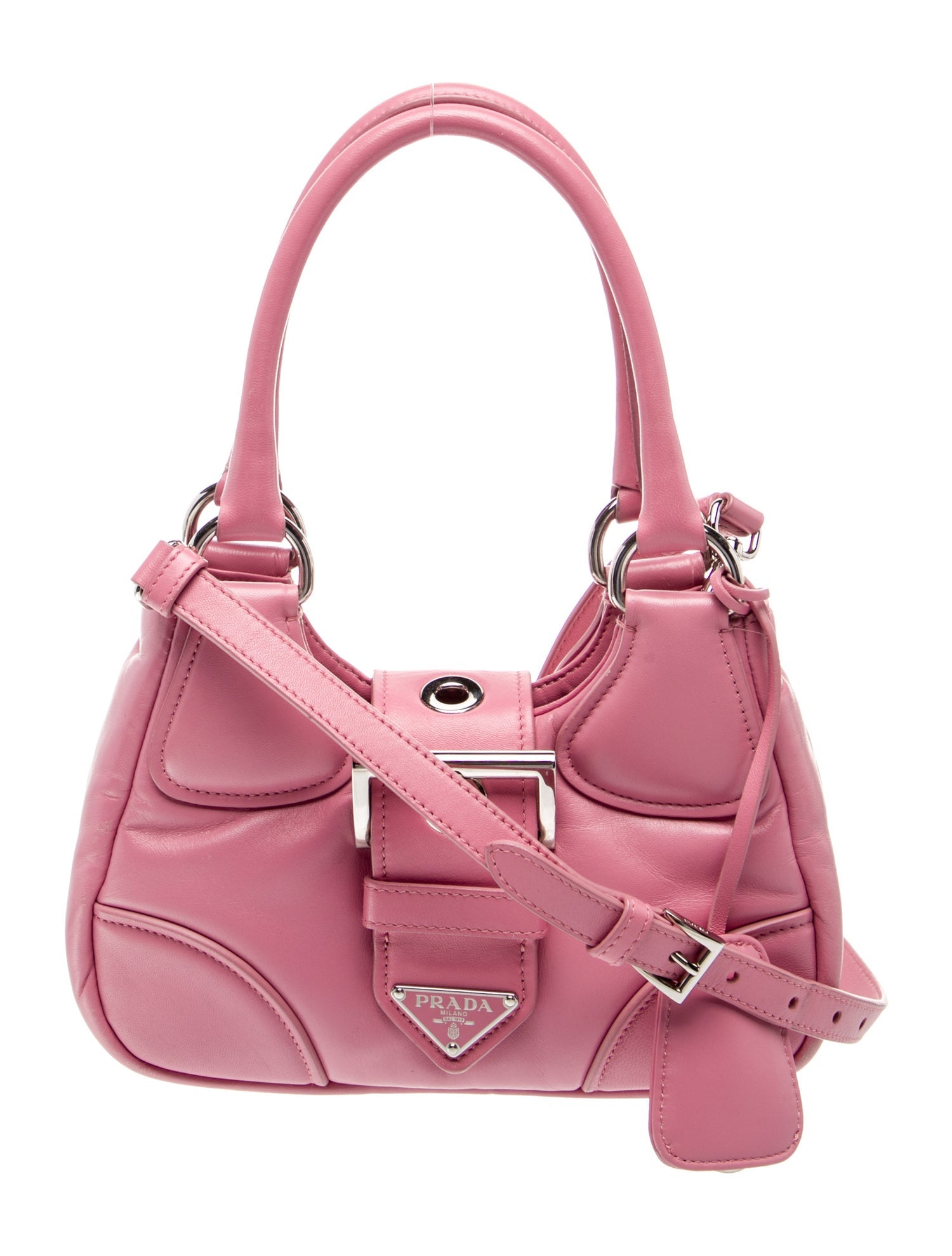 Prada Leather Top Handle Bag