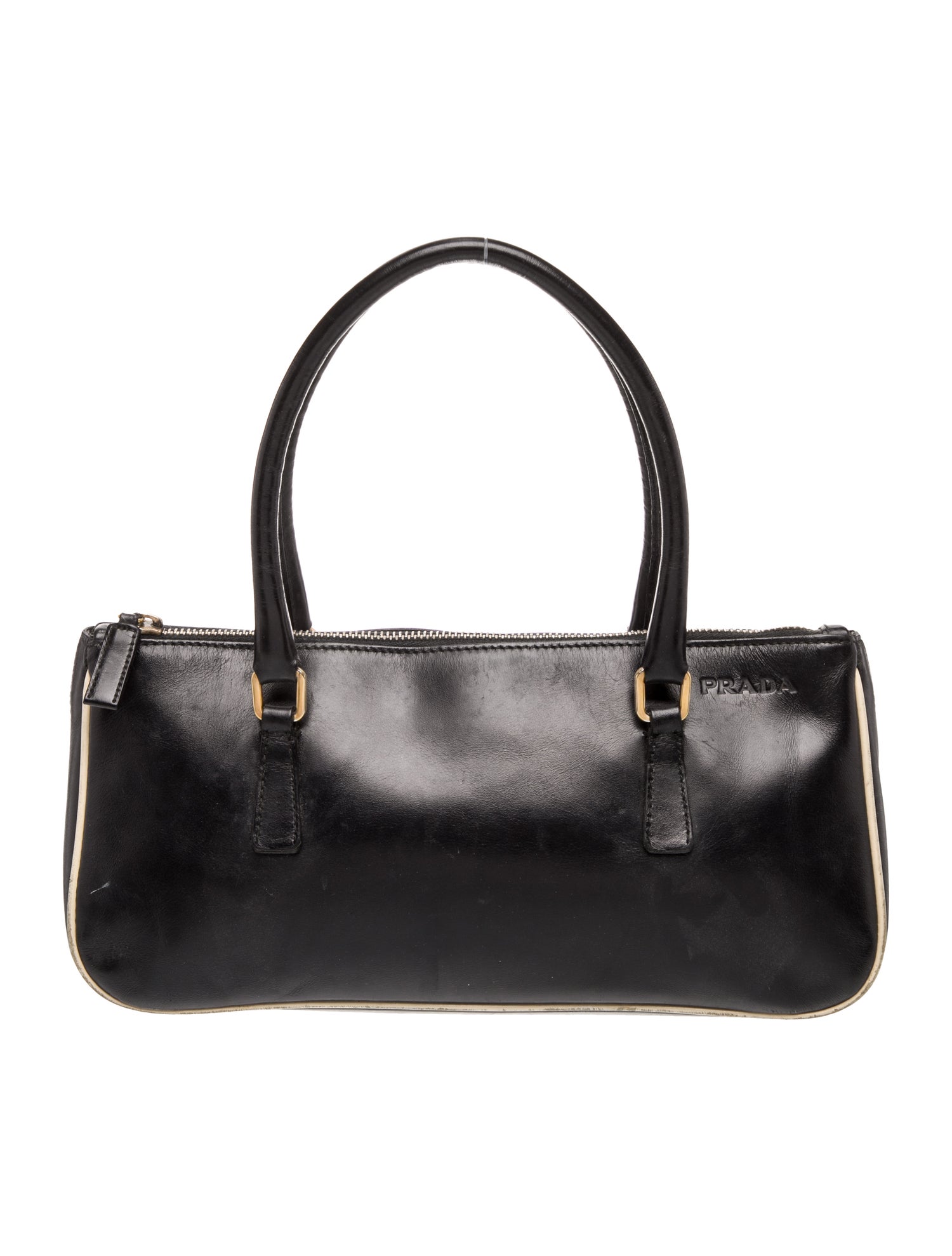 Prada Saffiano Lux Leather Bauletto