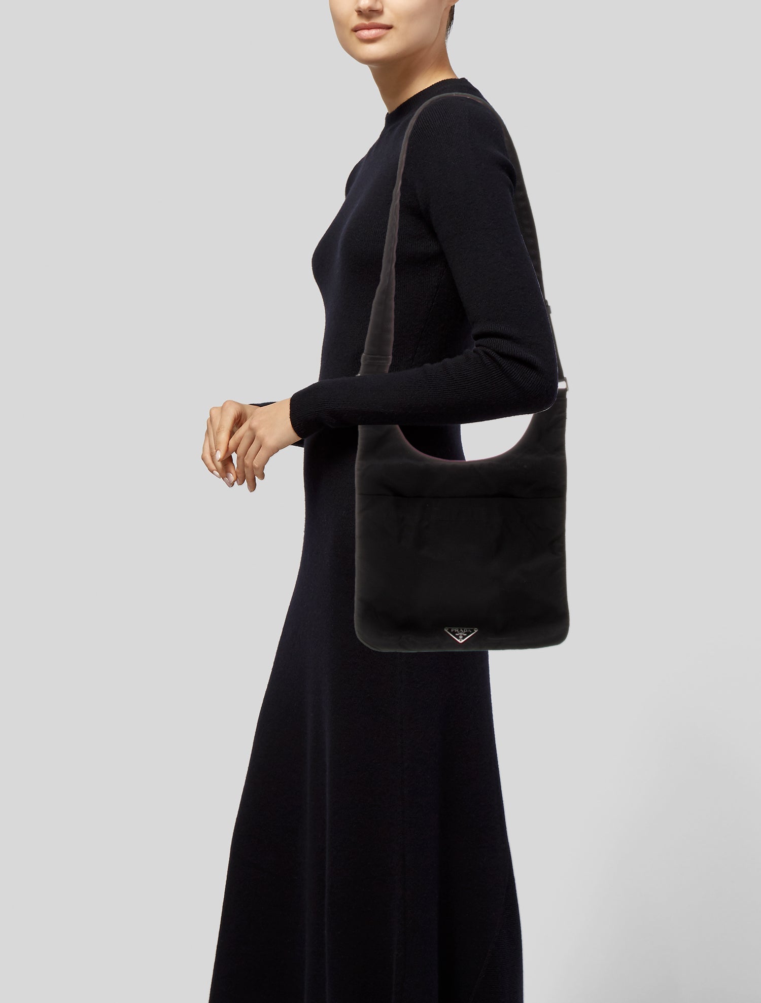 Prada Tessuto Nylon Shoulder Bag