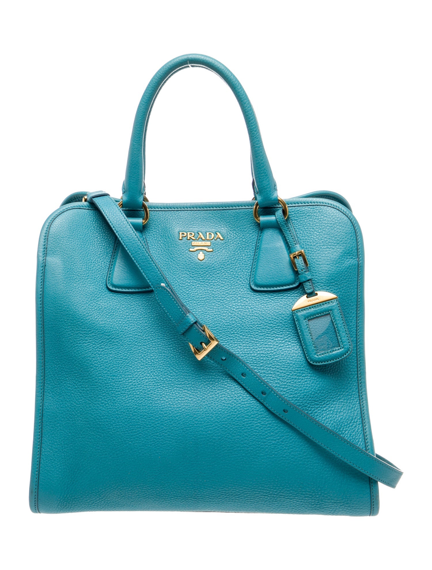 Prada Leather Top Handle Bag