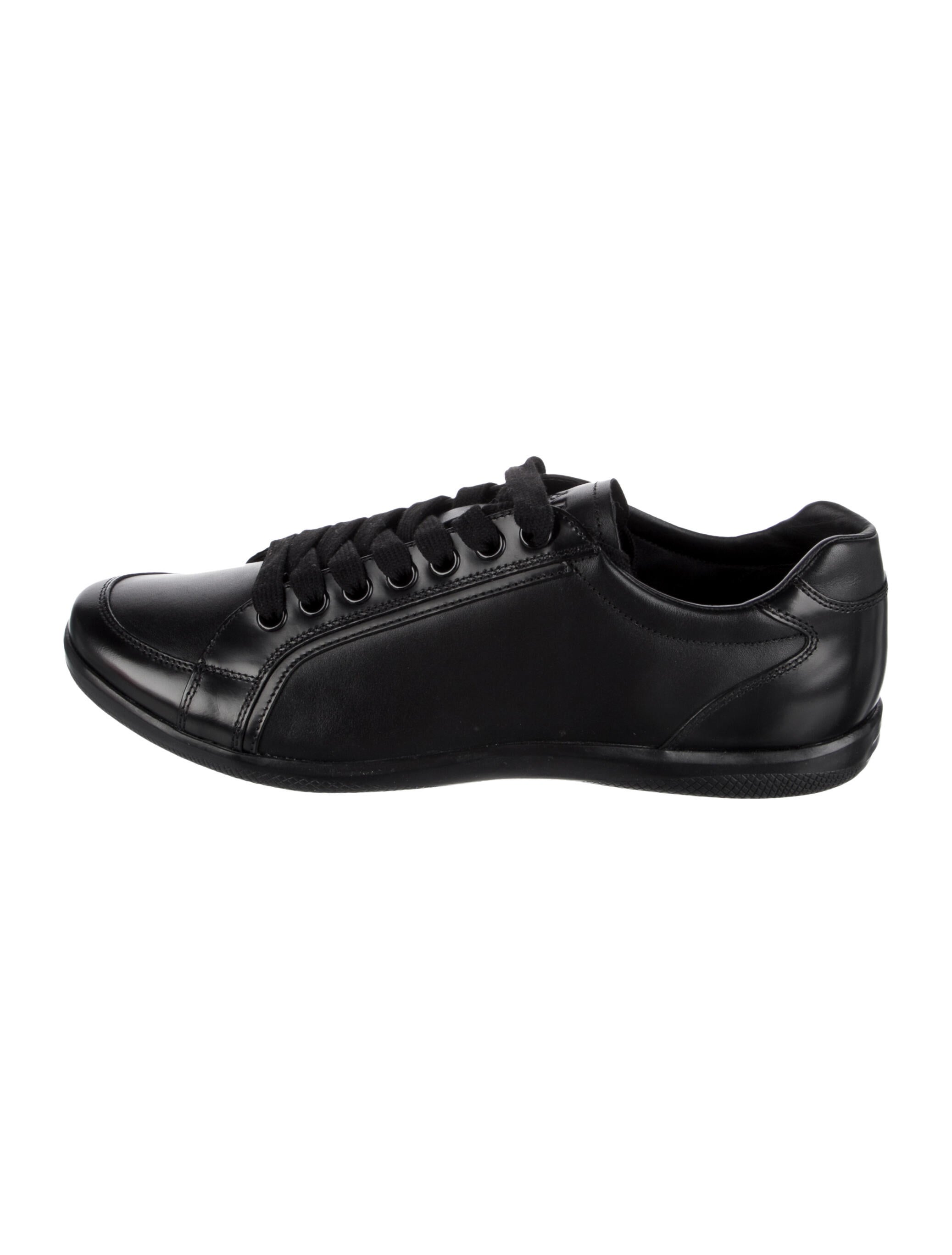 Prada Leather Sneakers w/ Tags