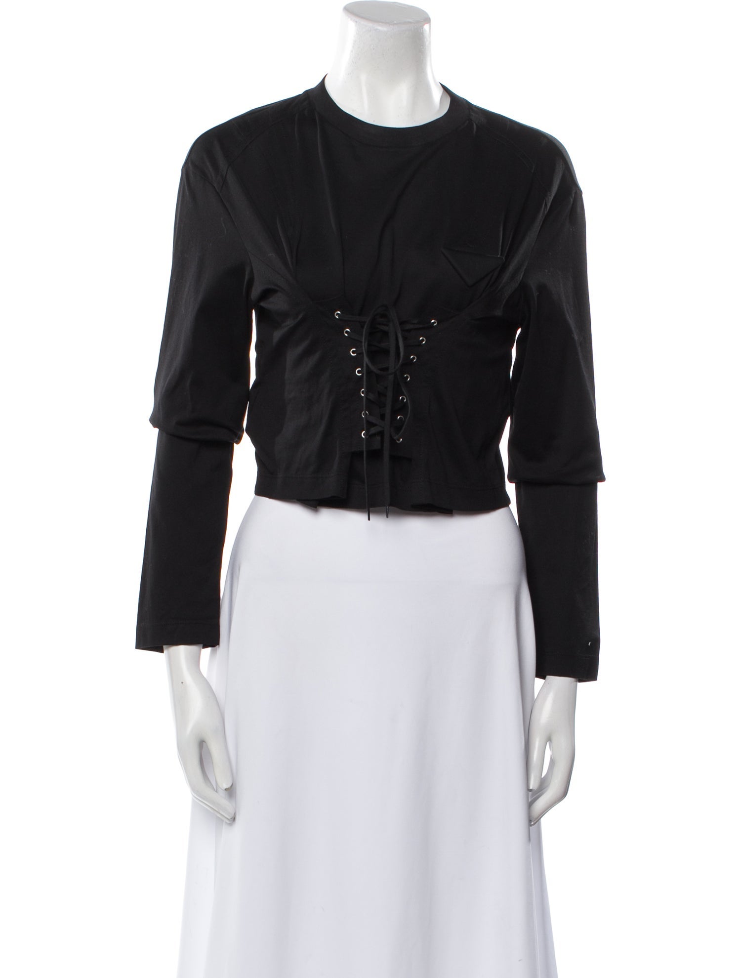 Prada 2022 Long Sleeve Crop Top w/ Tags