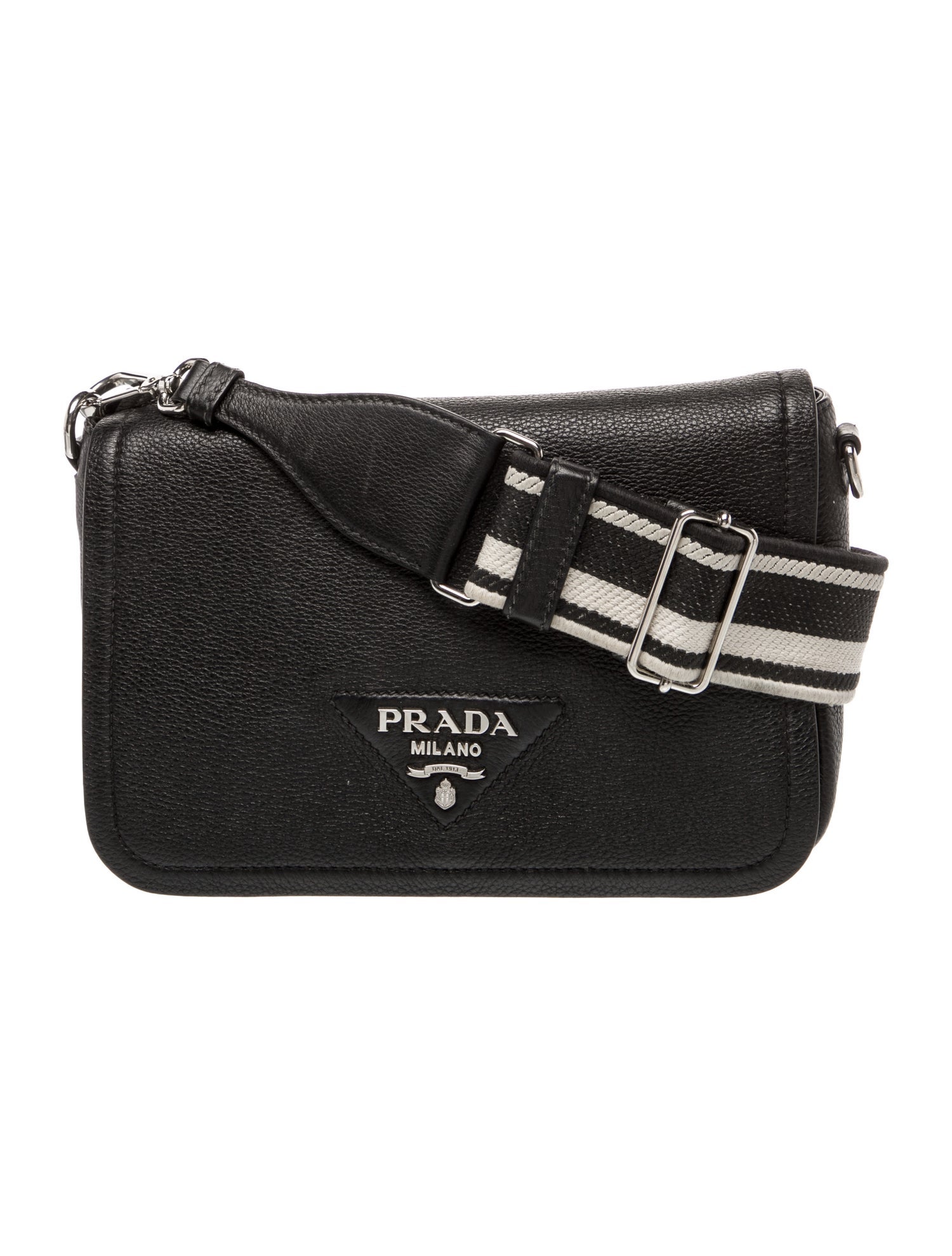 Prada Vitello Daino Leather Crossbody Bag
