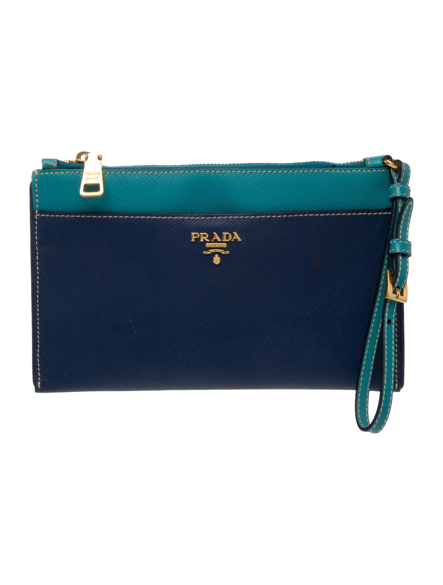 Prada Saffiano Leather Clutch