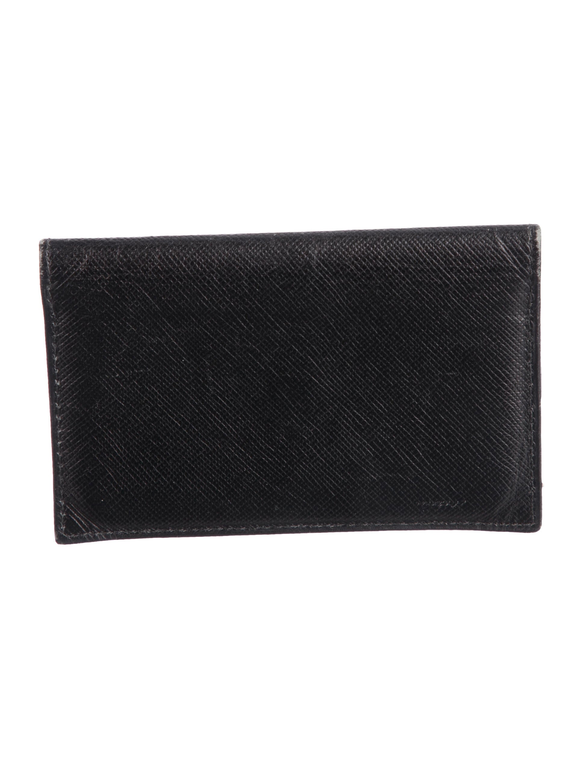 Prada Saffiano Lux Leather Trifold Wallet