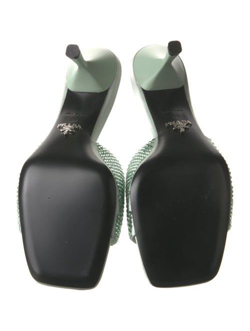 Prada Crystal Crystal Embellishments Slides