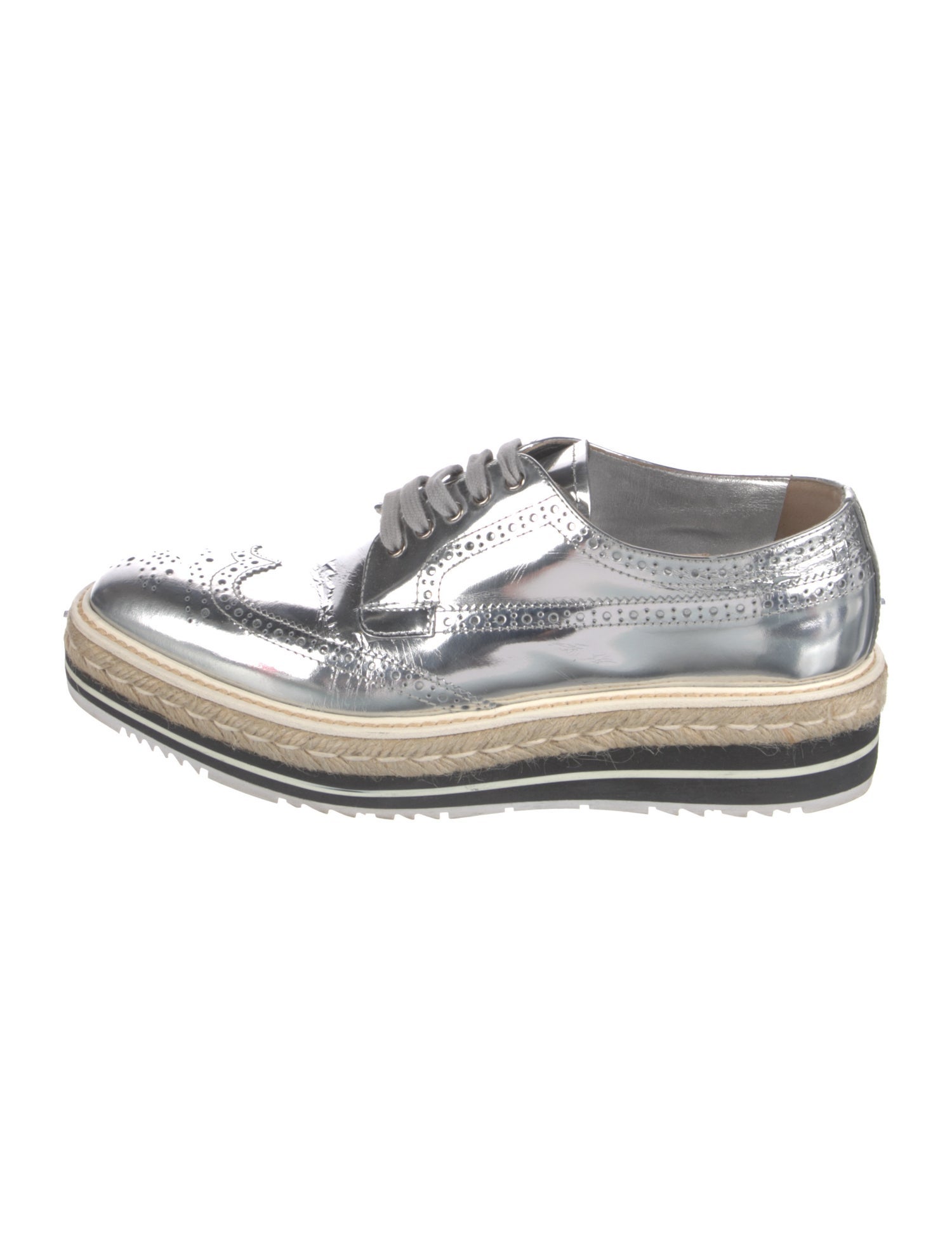 Prada Patent Leather Oxfords