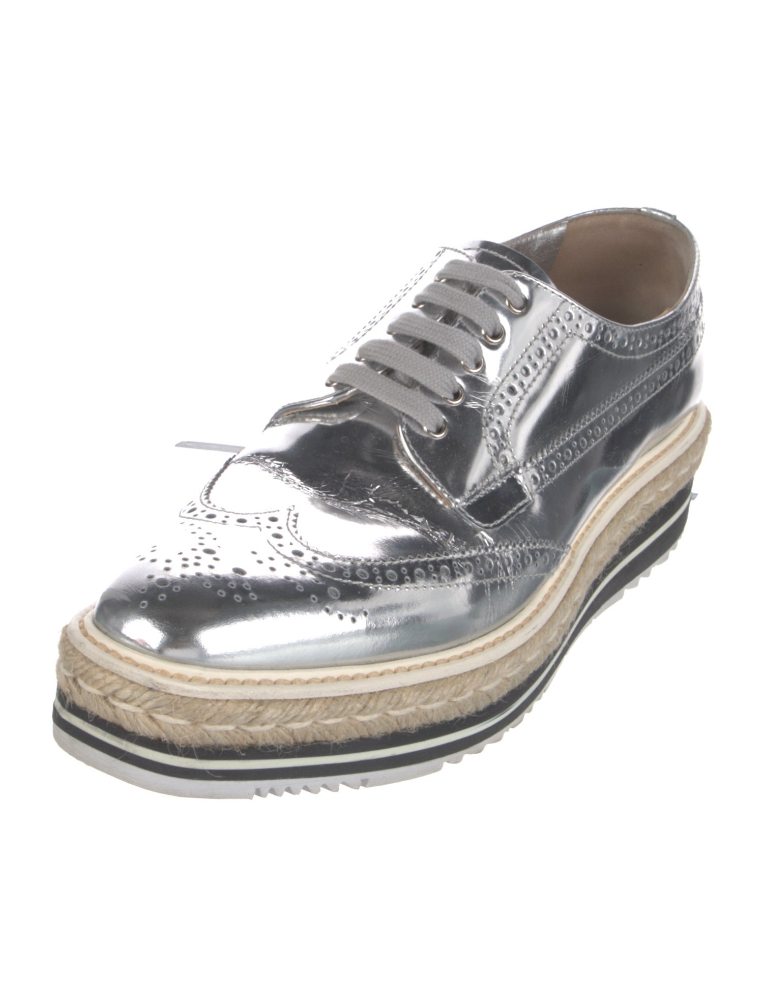 Prada Patent Leather Oxfords