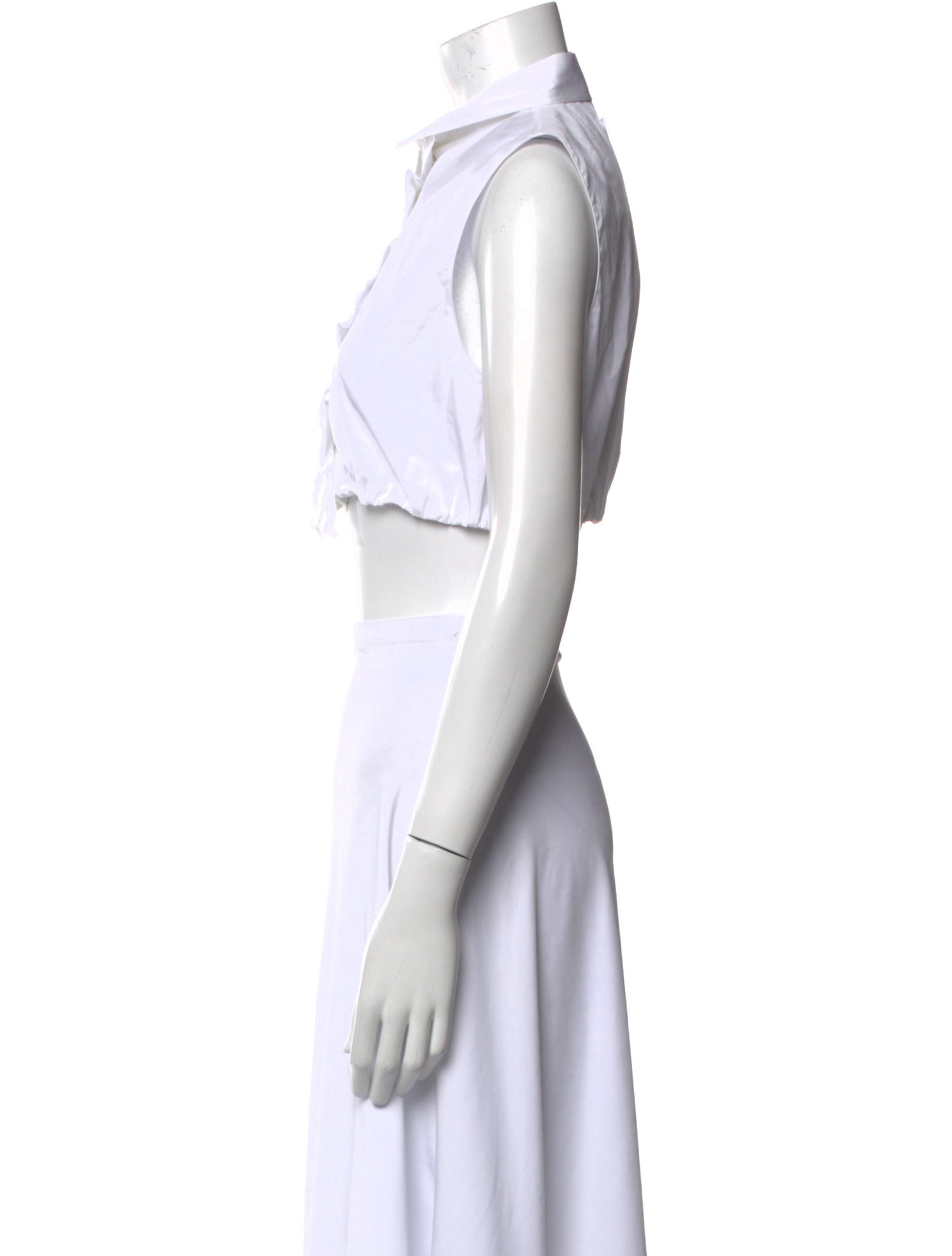 Prada 2023 Sleeveless Crop Top