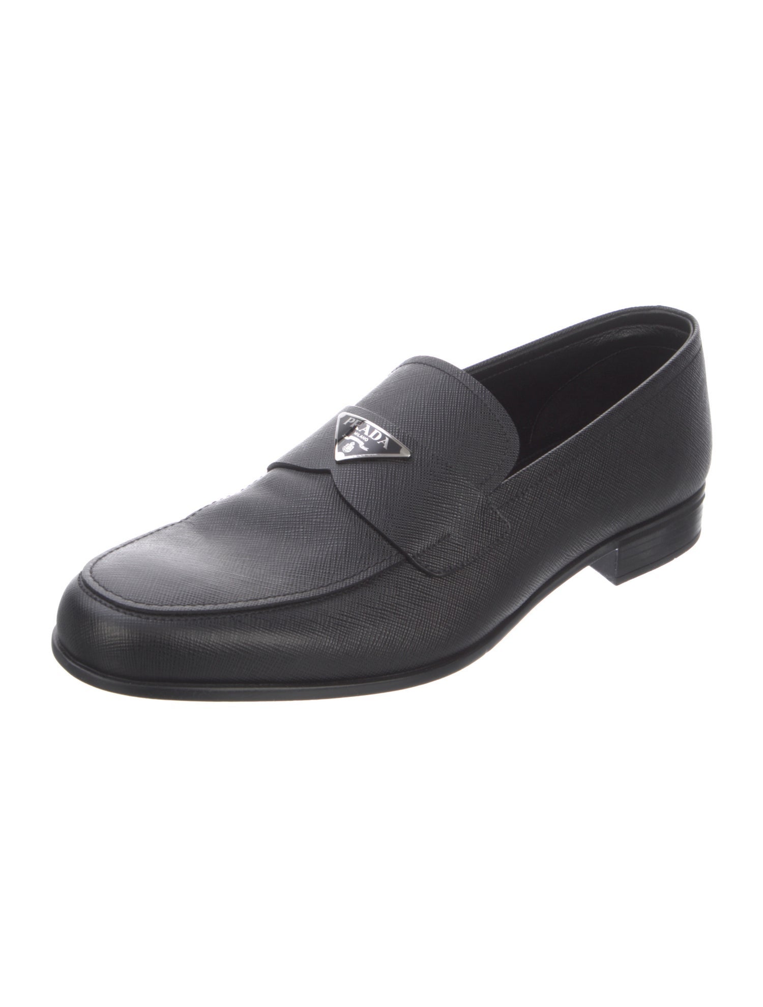 Prada Leather Dress Loafers