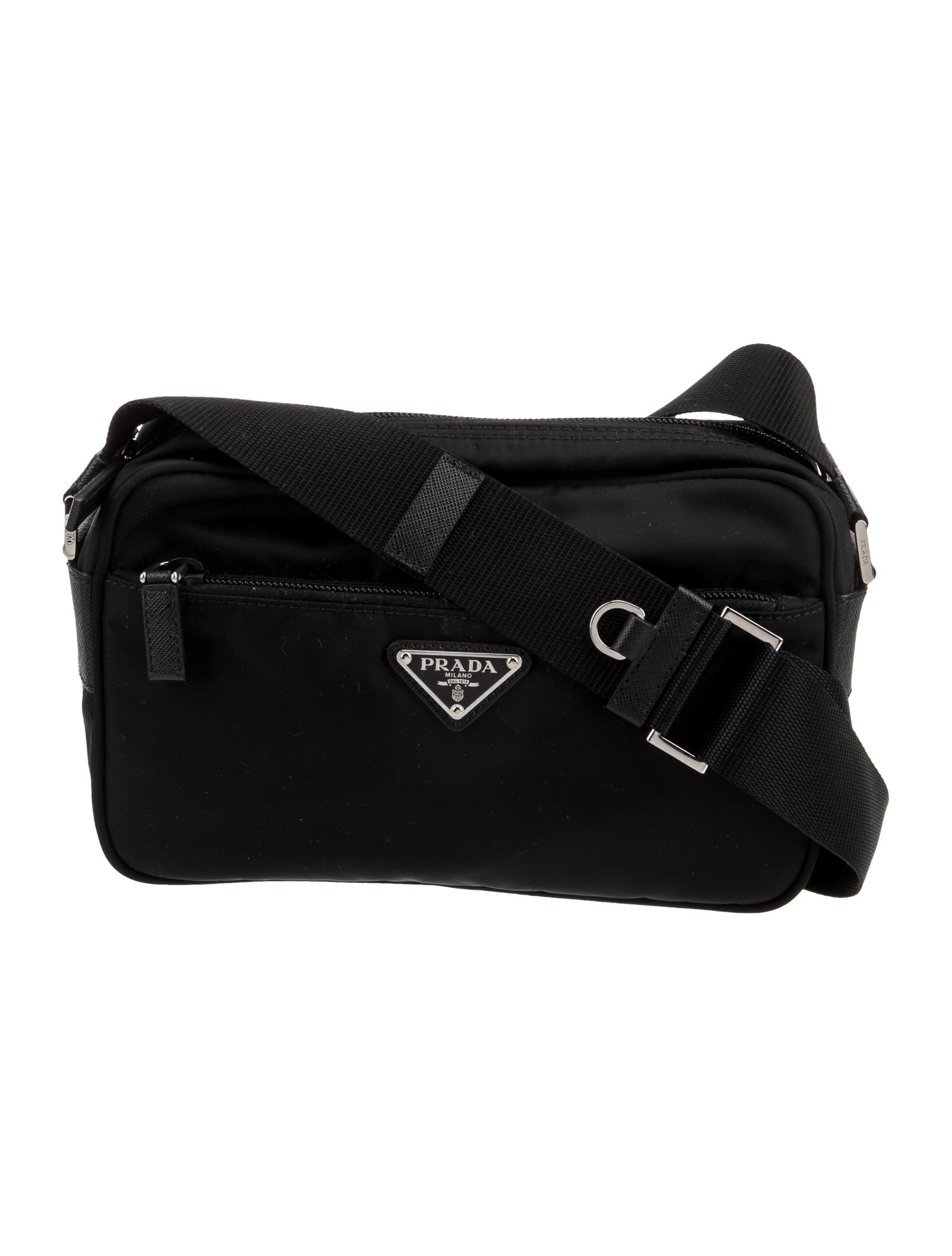 Prada Vela Nylon Messenger Bag