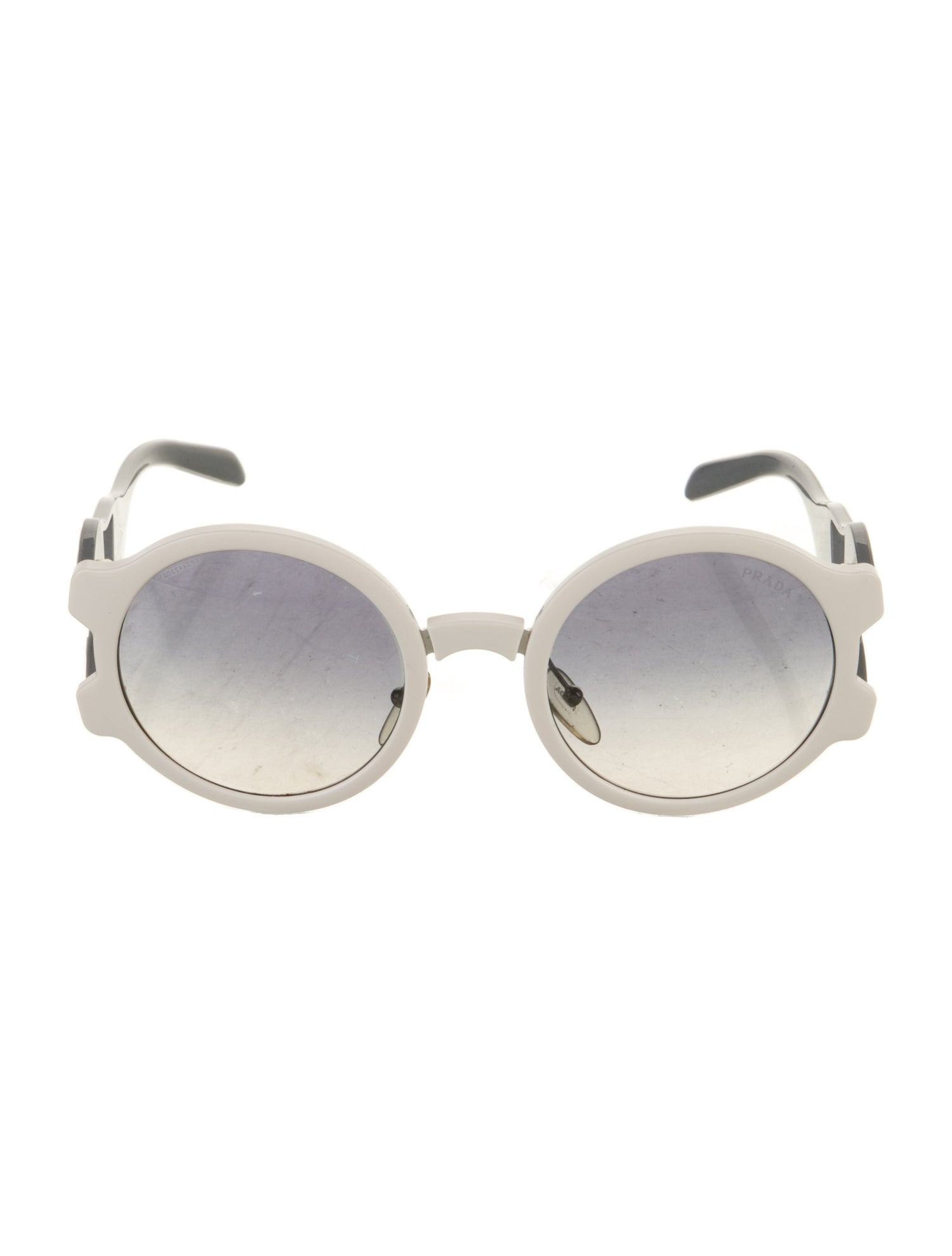 Prada Round Gradient Sunglasses