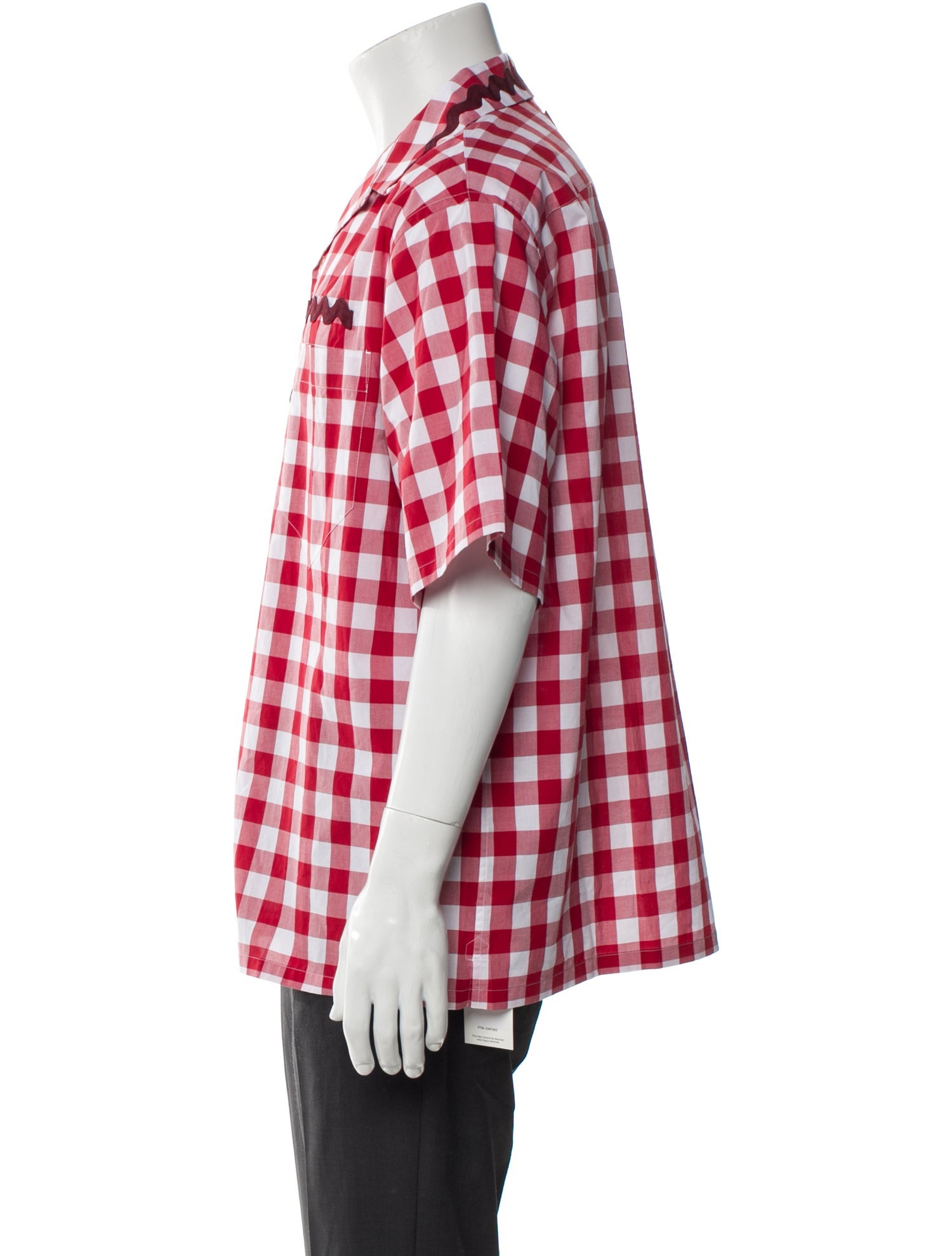Prada 2023 Gingham Shirt w/ Tags