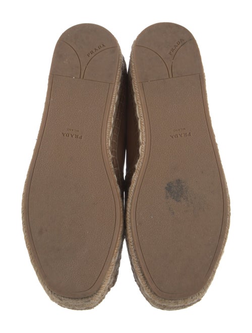 Prada Leather Espadrilles