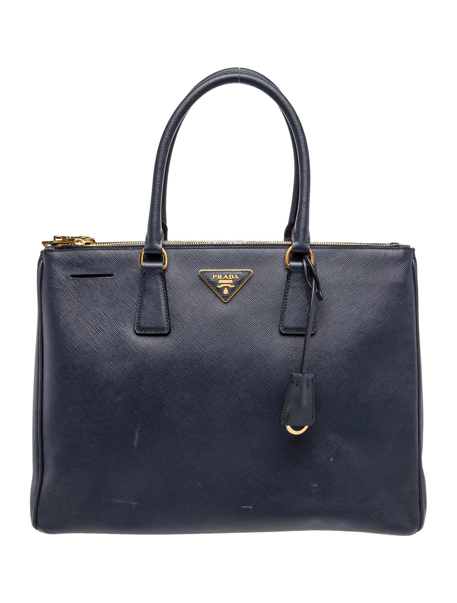 Prada Saffiano Leather Galleria Double Zip Large