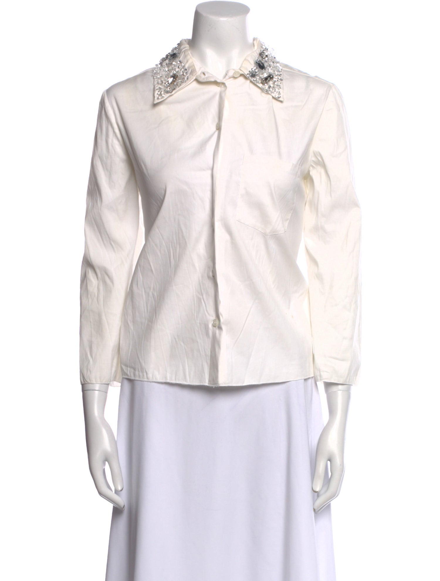 Prada Vintage 2010 Button-Up Top