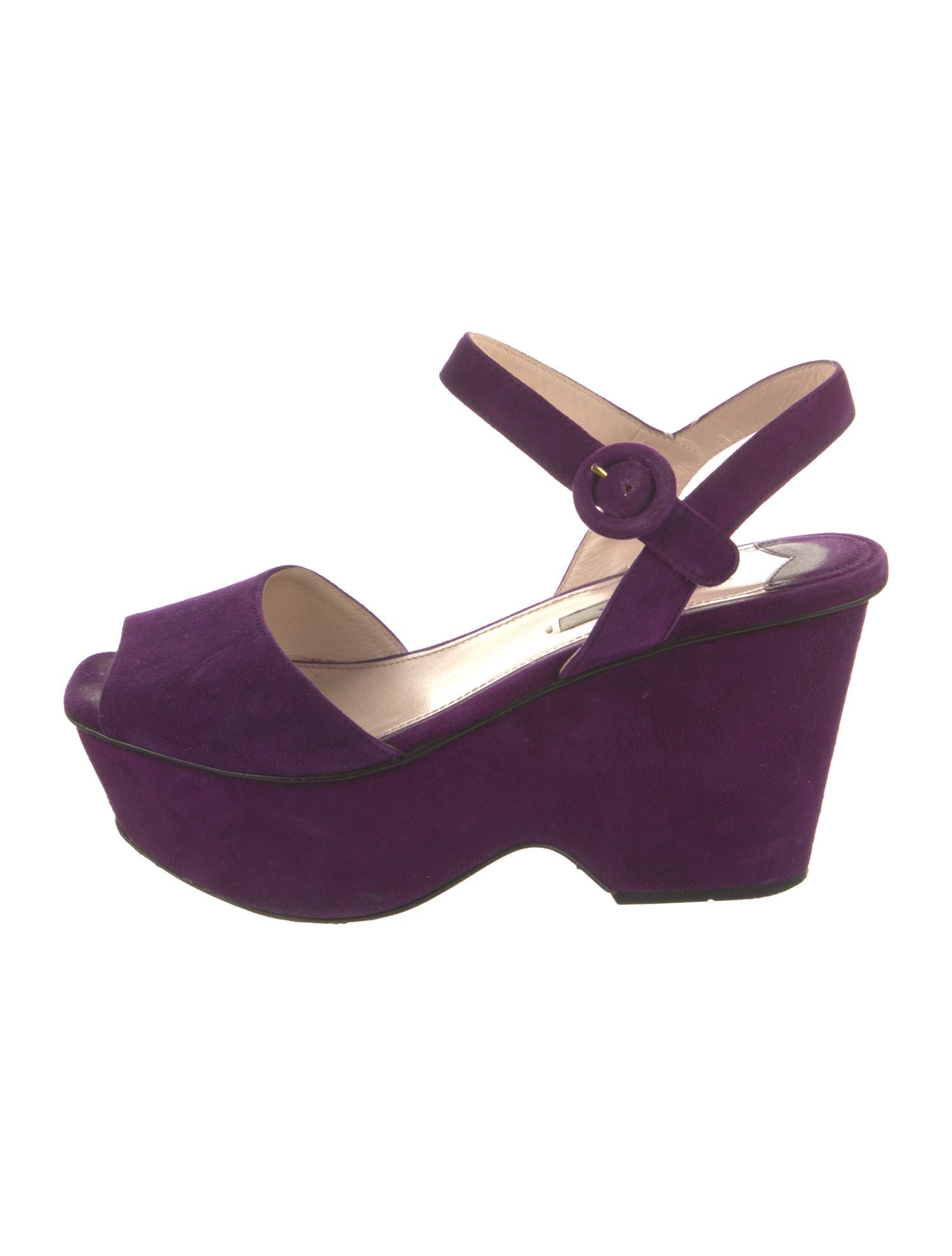 Prada Suede Slingback Sandals