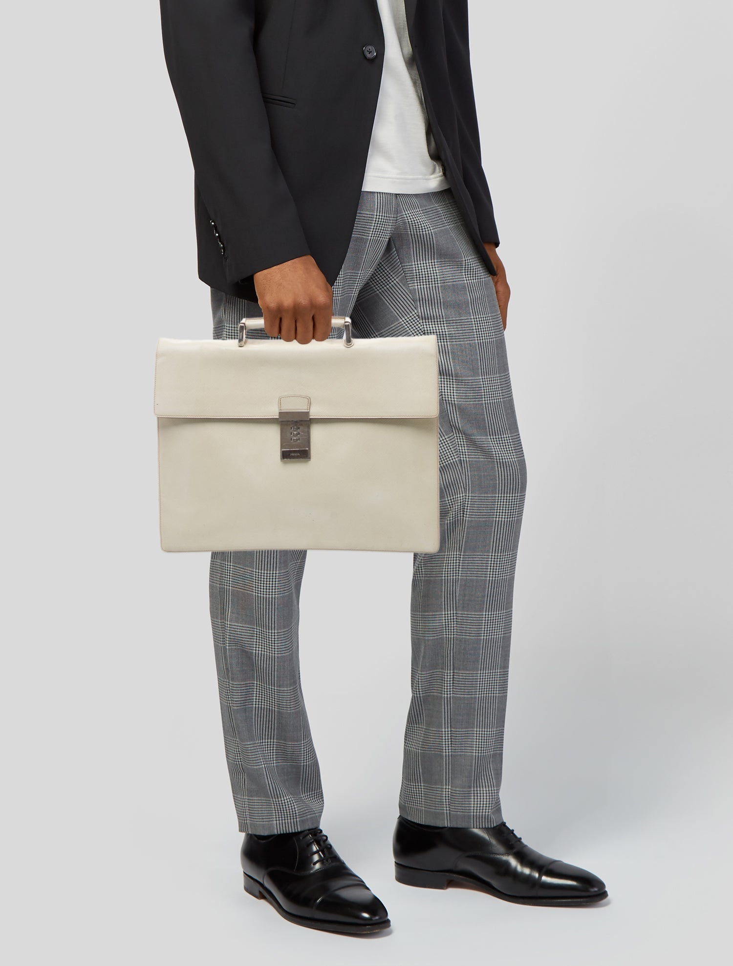 Prada Saffiano Leather Briefcase