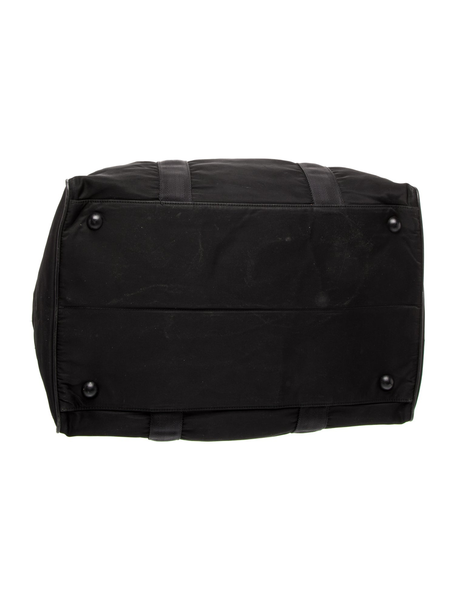 Prada Enameled Metal Triangle Messenger Bag