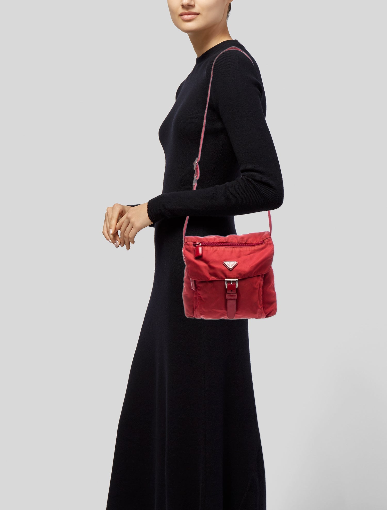 Prada Tessuto Nylon Messenger Bag