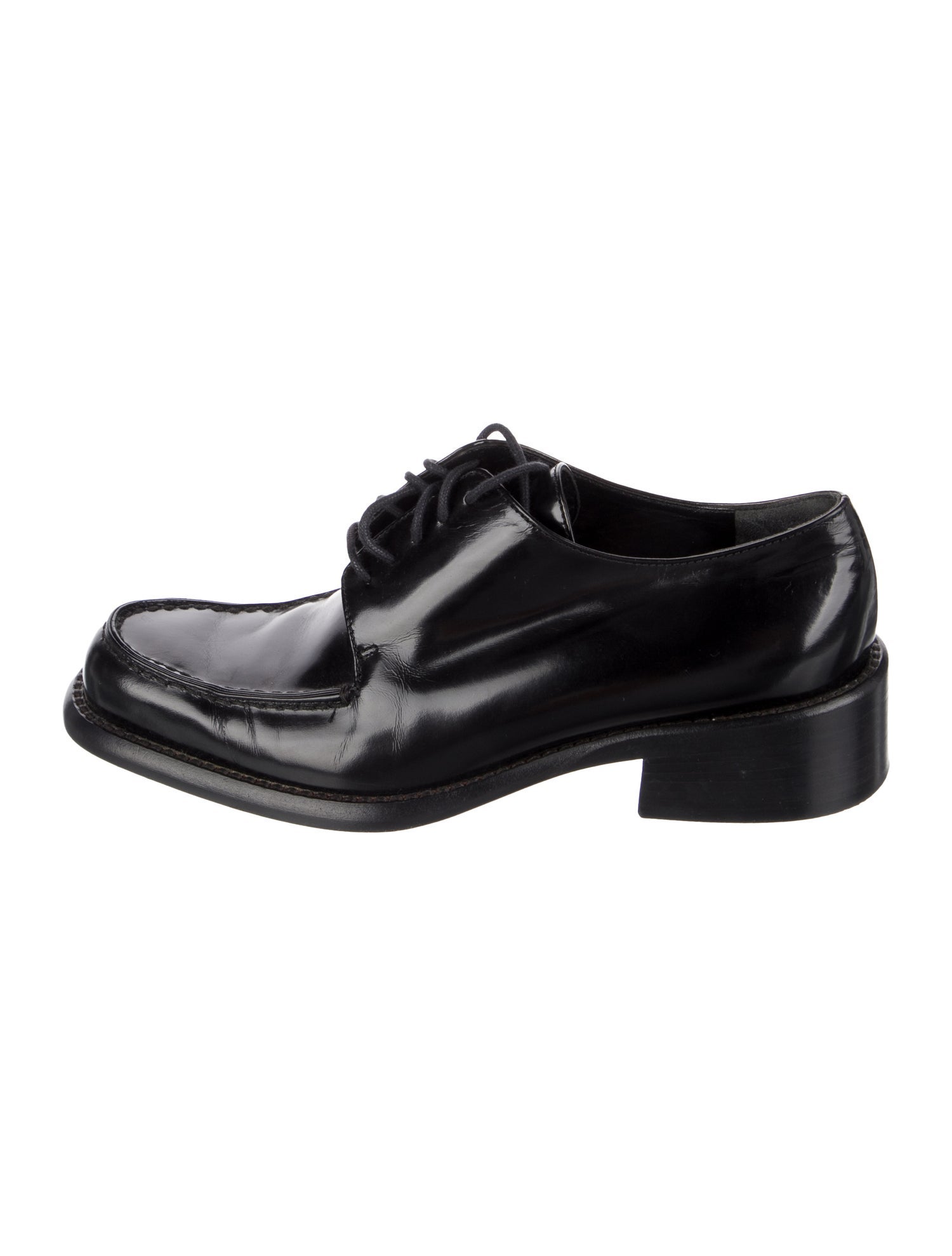Prada Patent Leather Oxfords