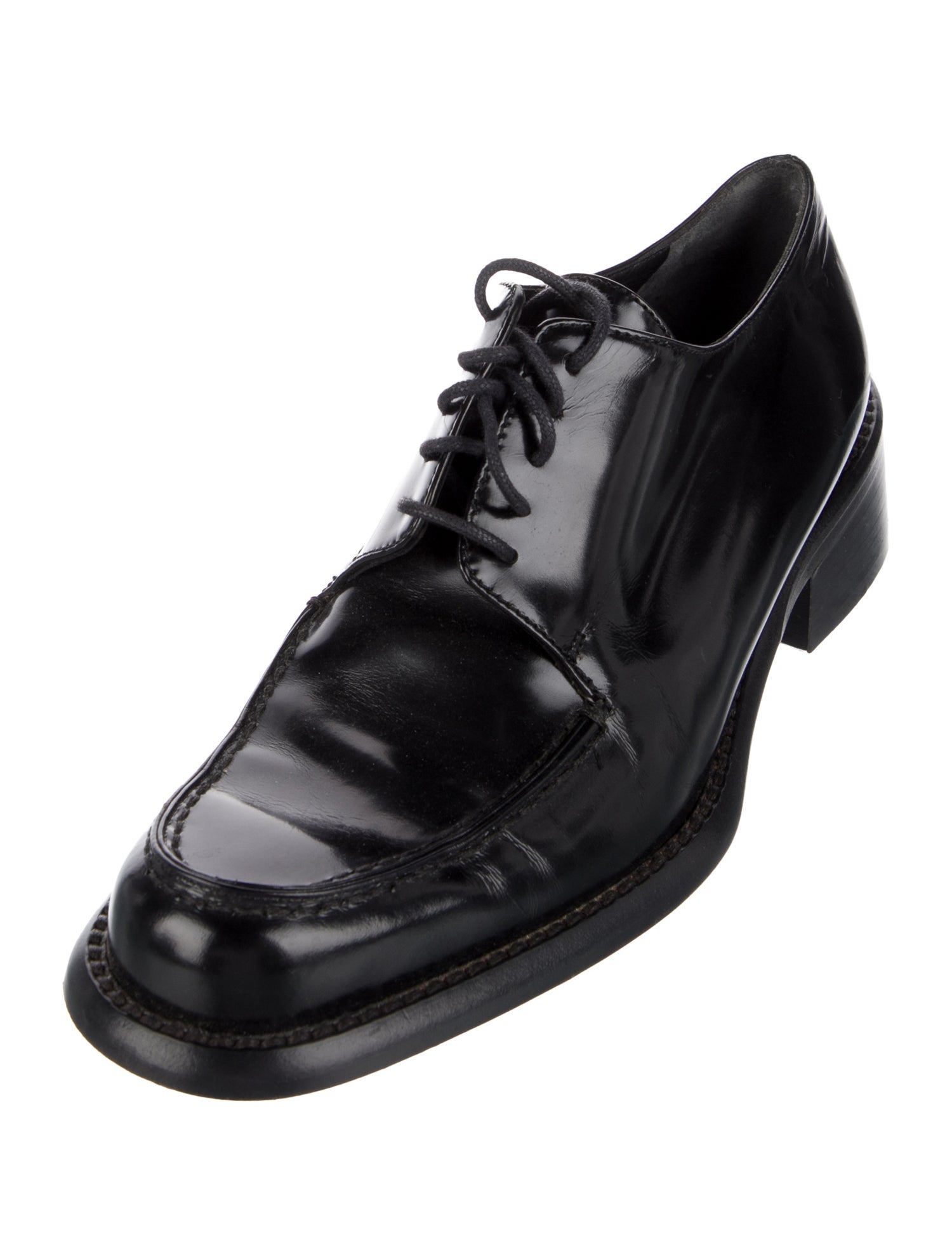 Prada Patent Leather Oxfords