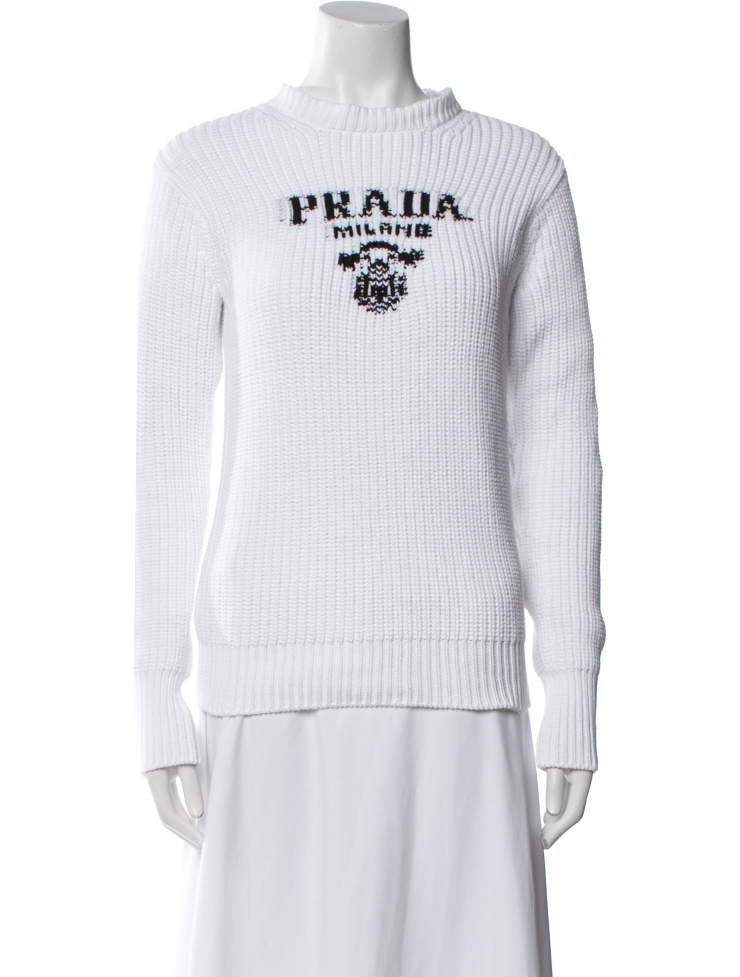 Prada 2022 Graphic Print Sweater