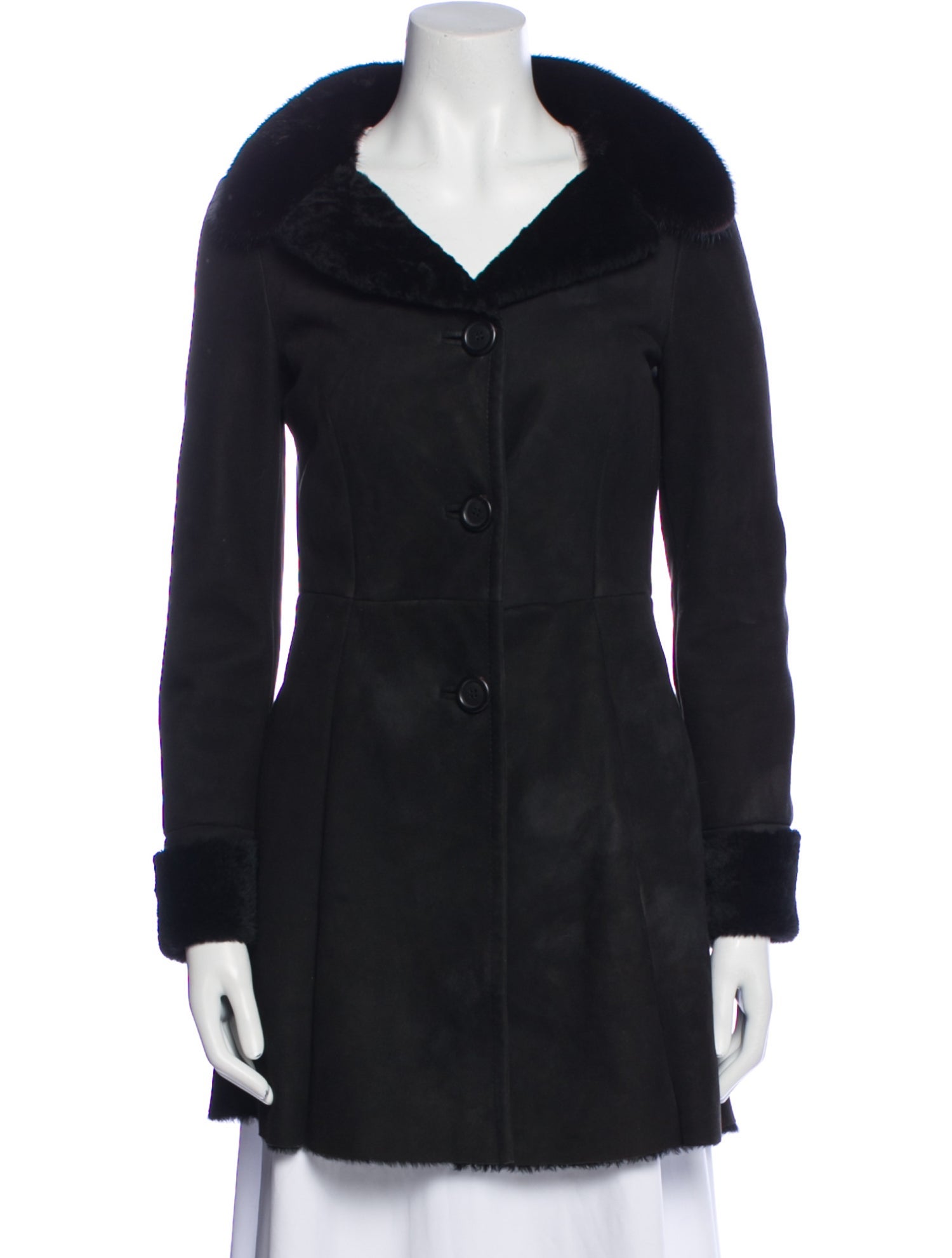 Prada 2014 Shearling Fur Coat