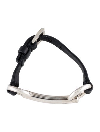 Prada Leather Wrap Bracelet