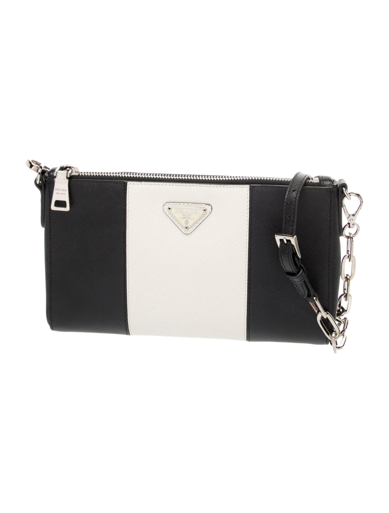 Prada Saffiano Cuir Leather Shoulder Bag
