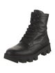 Prada Leather Combat Boots
