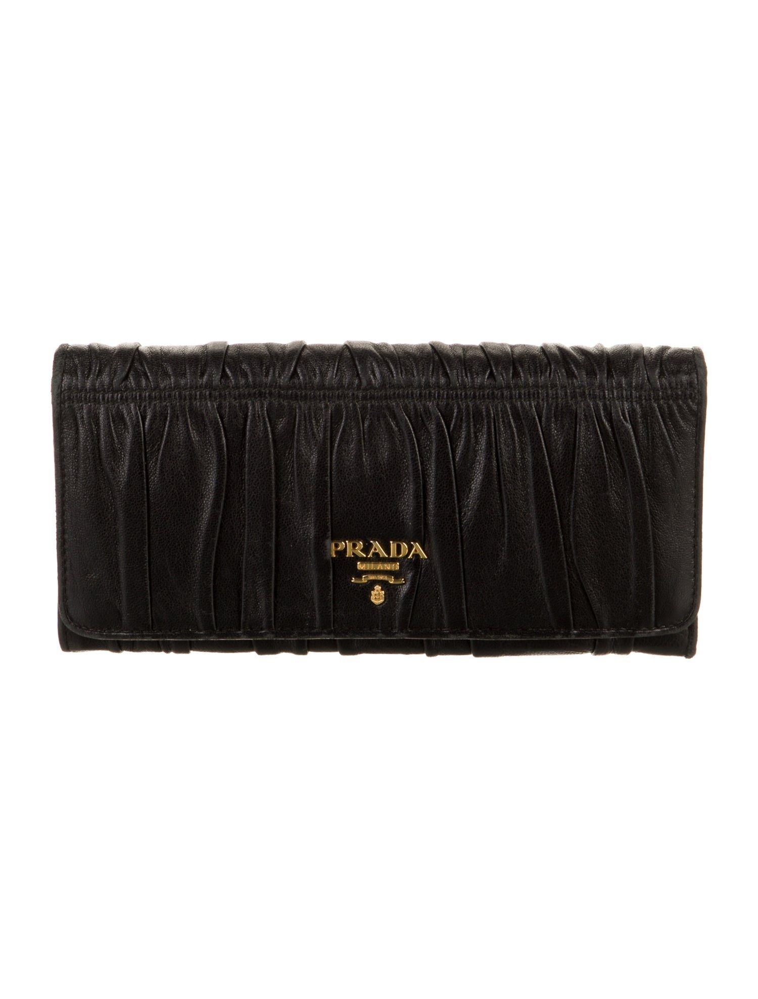 Prada Late 2000's - Early 2010's Continental Wallet