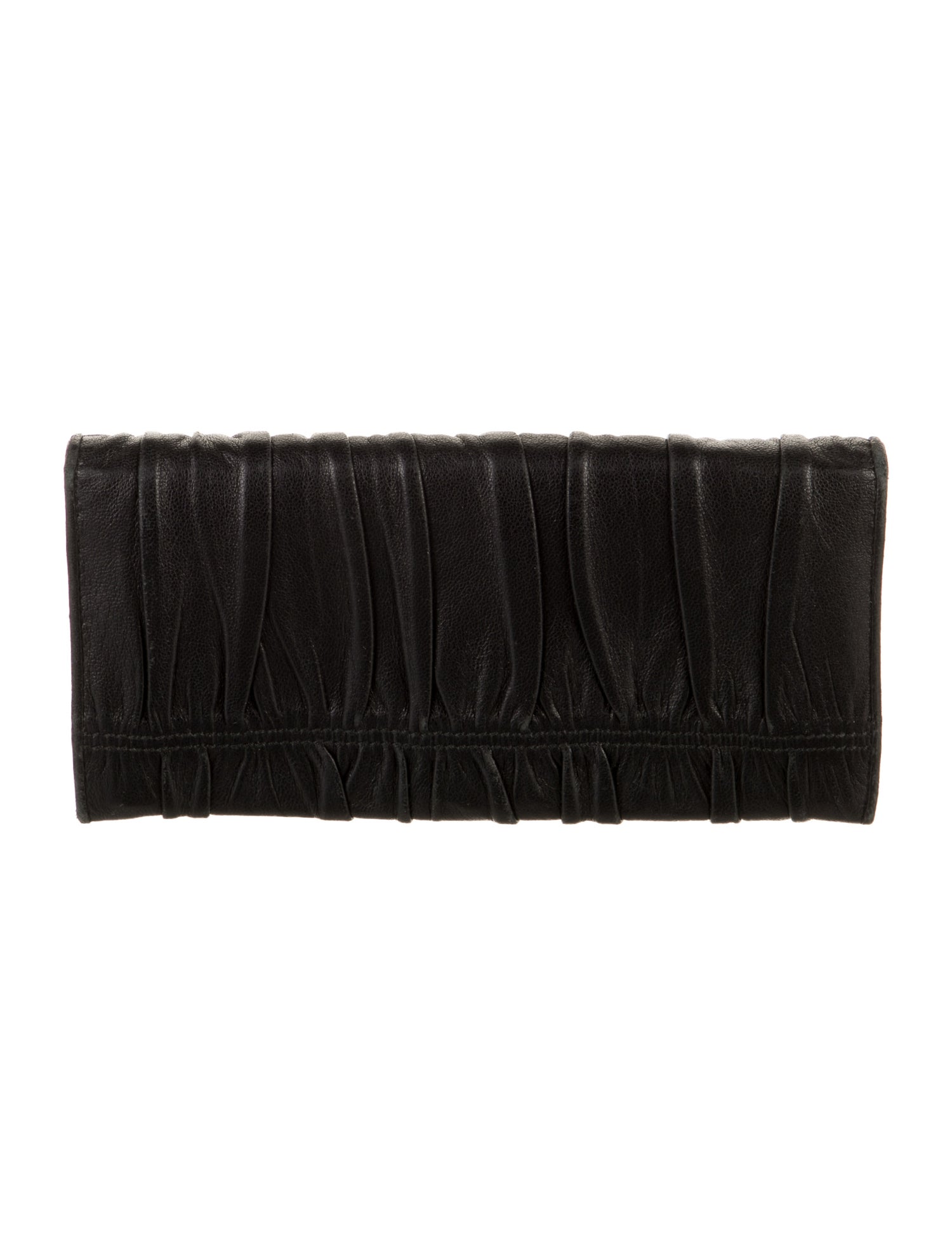 Prada Late 2000's - Early 2010's Continental Wallet