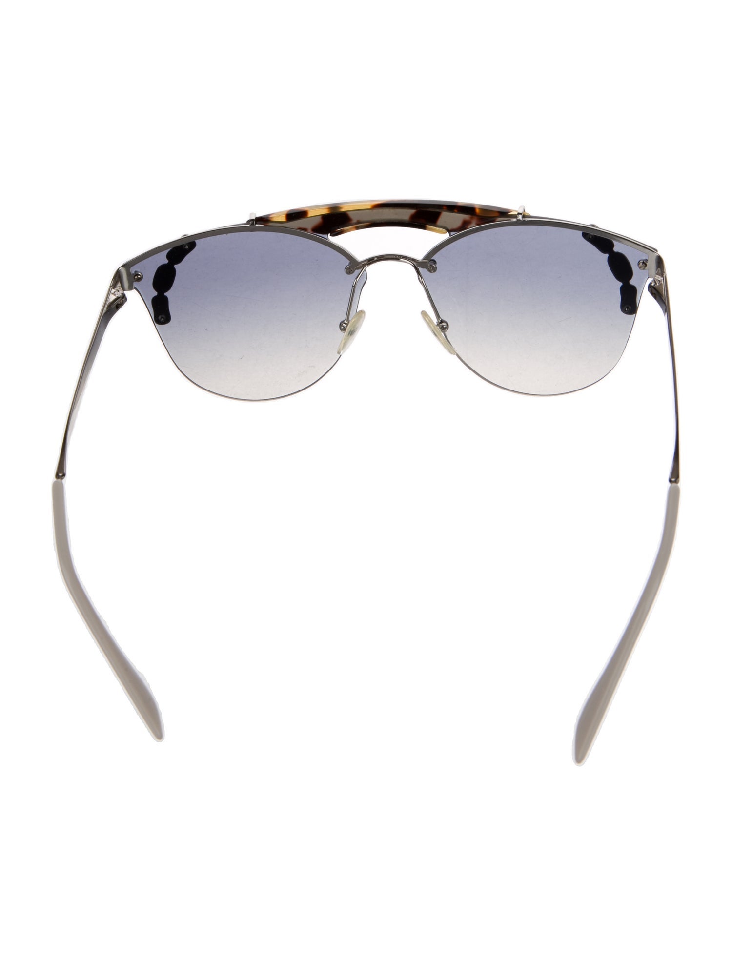 Prada Aviator Mirrored Sunglasses