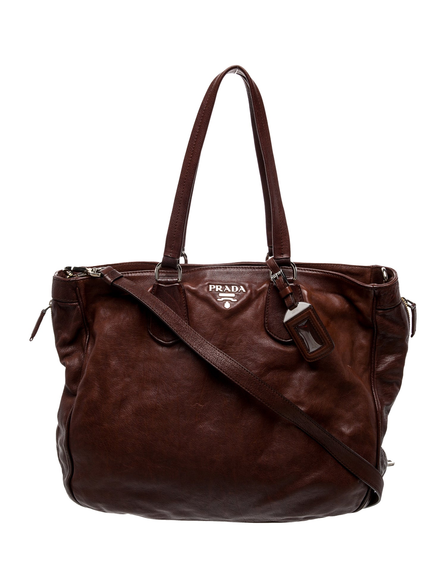 Prada Saffiano Leather Bauletto