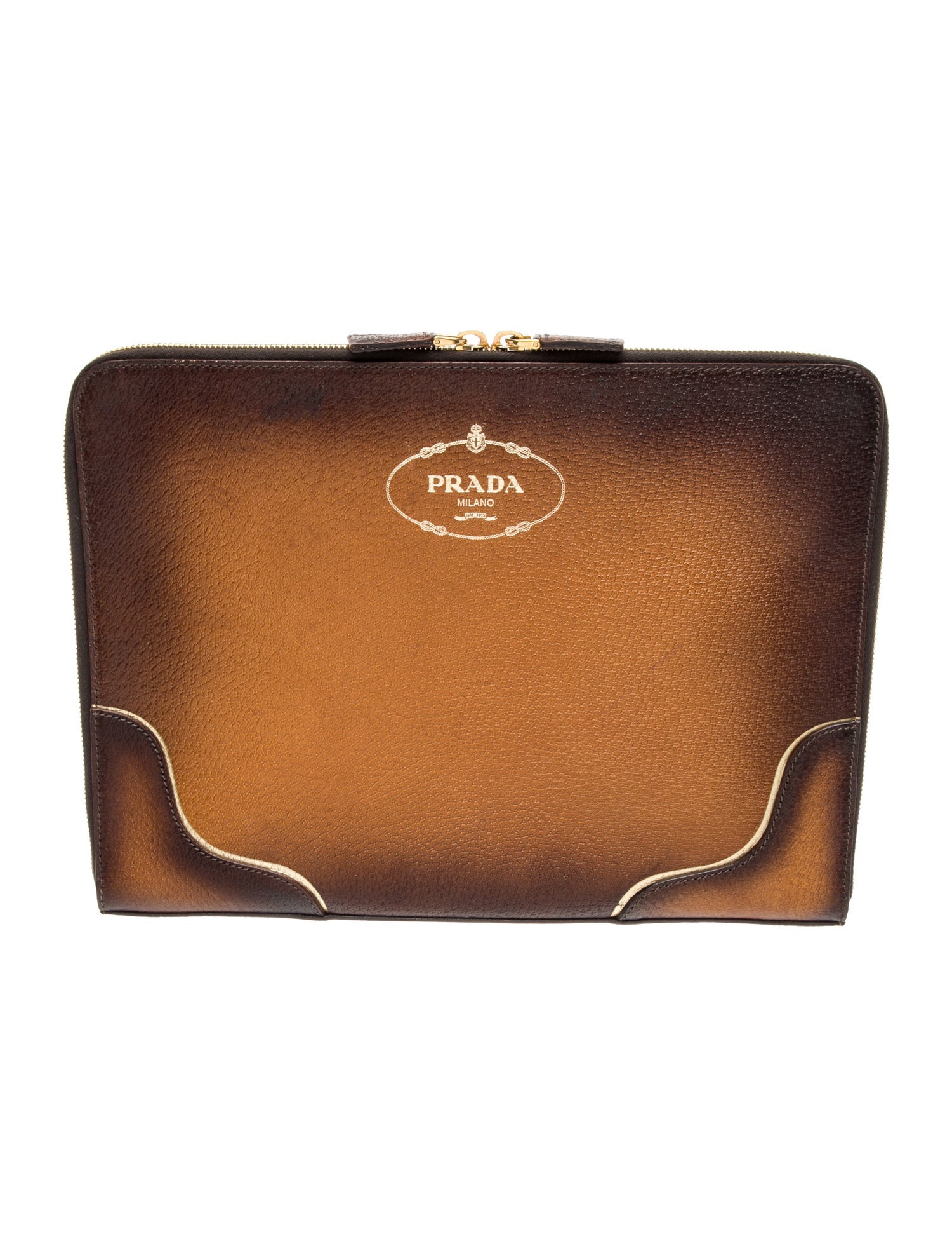Prada Vitello Daino Leather Portfolio