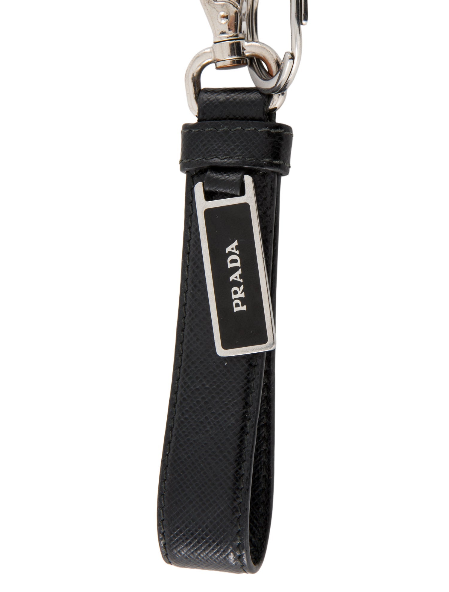 Prada Leather Keychain