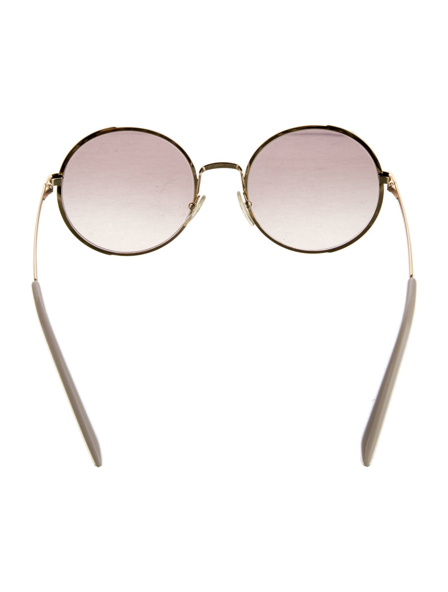 Prada Round Mirrored Sunglasses