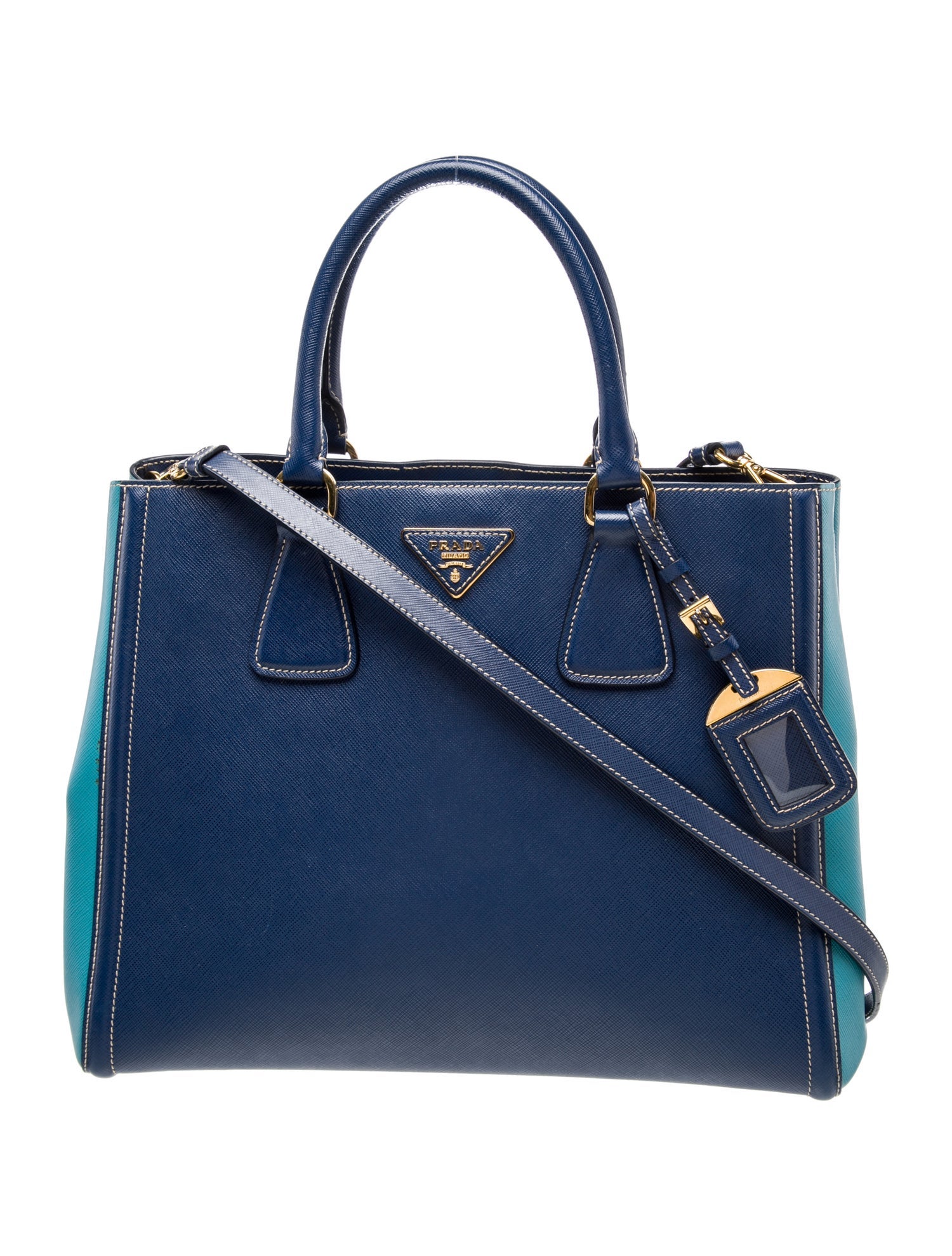 Prada Saffiano Leather Shoulder Bag