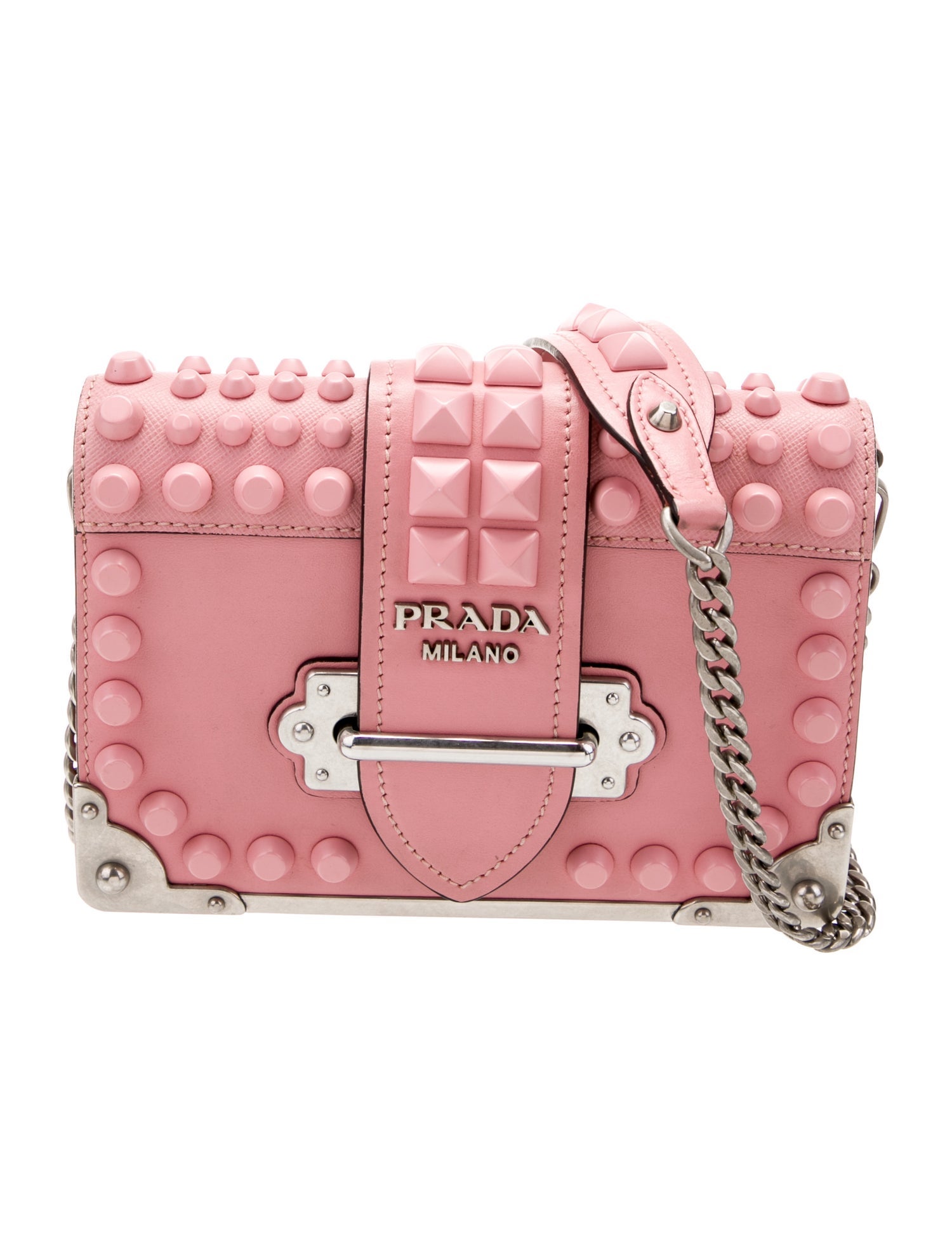 Prada City Calf Leather Cahier