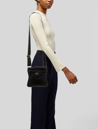 Prada Tessuto Nylon Messenger Bag