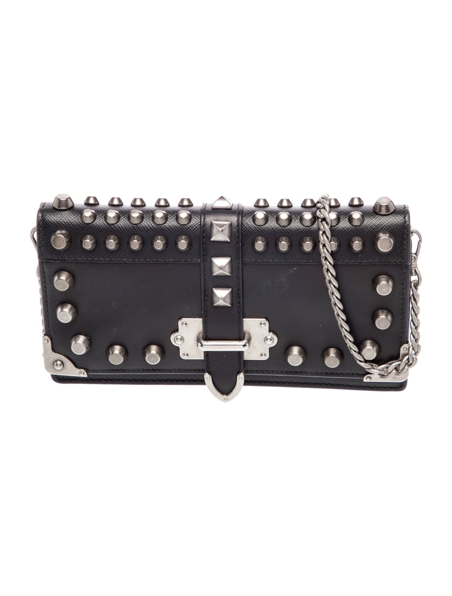 Prada City Calf Leather Cahier